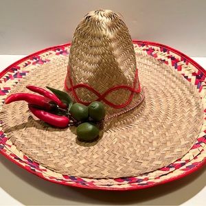 MEN’S STRAW SOMBRERO.